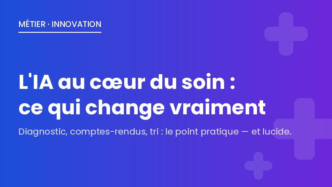 L'IA au cœur du soin